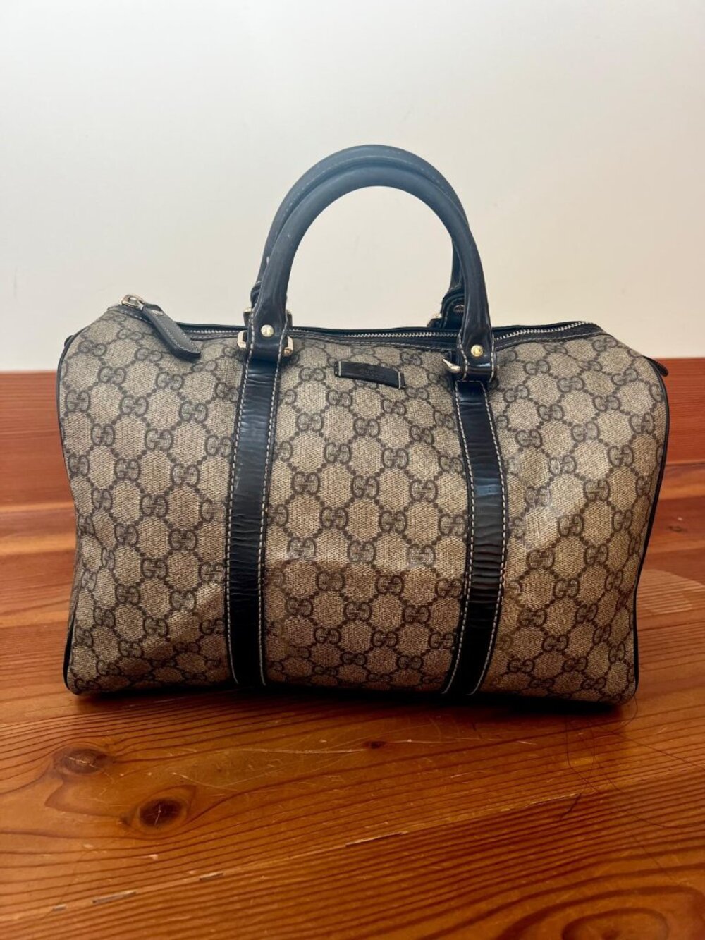 Gucci Boston Bag coated canvas Medium